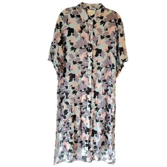 Anthropologie Maeve Rita Printed Tunic Blouse - Picture 1 of 11